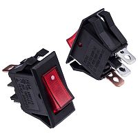 Клавишный переключатель RUICHI KCD3-101N-C2-R/3P, ON-OFF | код 107295 | Ruichi