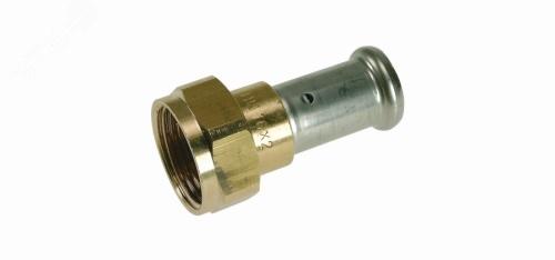 Муфта накидная гайка, плоское уплотнение, латунь пресс, 20x1/2 | код 26P-20Z04 | Henco Муфта накидная гайка, плоское уплотнение, латунь пресс, 20x1/2 | код 26P-20Z04 | Henco