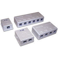 Настенная коробка 1 порт для Keystone | код TWT-SA1-WH | TWT