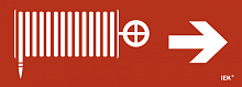 Этикетка самокл. 280х100мм Пож. кран/стр. направо IEK | код LPC10-1-28-10-PKNAPR | IEK