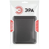 Переключатель Эксперт 11-1203-05 10АХ-250В IP20 ОУ антрацит | код Б0063003 | ЭРА