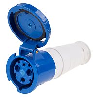 Розетка 233 переносная 2Р+РЕ 63А 220В IP67 REXANT | код 11-8924 | REXANT