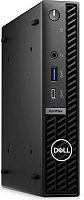 Неттоп Dell Optiplex 7020 Micro i5 14500T (1.7) 16Gb SSD512Gb UHDG 770 Linux Ubuntu GbitEth WiFi BT 90W мышь клавиатура черный (7020-5620) | код 2028233 | DELL