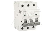 Авт. выключатель GYM9-3P-6B, 3P, 6A, хар-ка B, 6kA, 3M | код GYM93P6B | GEYA