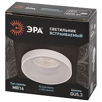 Светильник встраиваемый декоративный DK96 BK MR16 GU5.3 черный | код Б0055594 | ЭРА