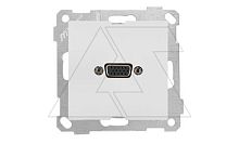 21 - Розетка VGA , белая | код 2100-460-0101 | Mutlusan