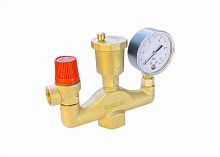 Группа безопасности латунная классик 3 бар (10) К | код VF.461.0.3 | VALFEX