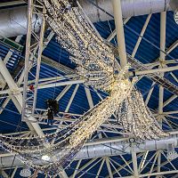 Световой арт-объект Ангел 600х250 см. | код S-0001 | NEON-NIGHT