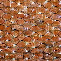 Гирлянда Сеть 1х1,5м, черный ПВХ, 160 LED Белый | код 215-115 | NEON-NIGHT