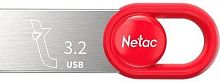 Флеш Диск Netac 128GB UM2 NT03UM2N-128G-32RE USB3.2 серебристый/красный | код 1913230 | NETAC