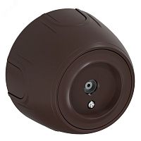 Розетка антенная TV Rotondo, цвет коричневый | код 7700883 | OneKeyElectro