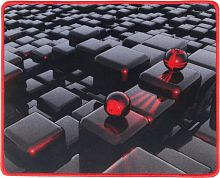 Коврик для мыши Оклик OK-F0282 Мини рисунок/матрица 280x225x3мм | код 488079 | Oklick