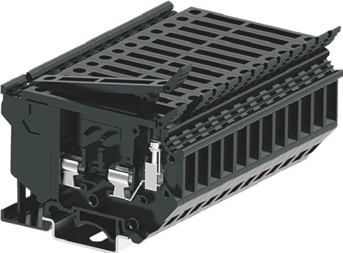 305971 Клемма UK5/HESI испытательная с держателем предохранителем , сеч. 4мм2, чер., шт | код 305971| SUPU