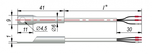 Термопреобразователь сопротивления ДТС324Э1-РТ100.В3.41/12 | код 134982 | ОВЕН Термопреобразователь сопротивления ДТС324Э1-РТ100.В3.41/12 | код 134982 | ОВЕН