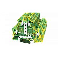 DCKKB4-PE-01P-1C-00Z(H), Клемма винтовая, 2 ур., 4 мм.кв., PE, шт | код 11020000070 | DEGSON