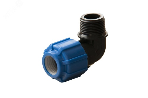 Отвод ПНД компрессионный НР 40x1 1/4' | код 50014114 | Политэк Отвод ПНД компрессионный НР 40x1 1/4' | код 50014114 | Политэк