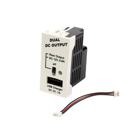 Блок питания для конвертора RJ45-VGA, формата Mosaic, 22.5х45мм, вертикальный, белый | код LAN-SIP-23VGA/VP-WH | LANMASTER Блок питания для конвертора RJ45-VGA, формата Mosaic, 22.5х45мм, вертикальный, белый | код LAN-SIP-23VGA/VP-WH | LANMASTER