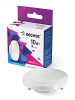Лампа светодиодная 10Вт 6500К GX53 220В | код. Lksm_LED10wGX5365C | КОСМОС