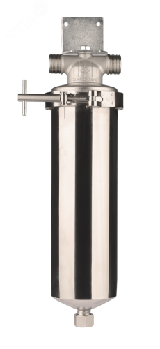 Корпус магистрального фильтра 10 SL HSG-10SL 1/2', из нержавеющей стали | код 9001 | Гидротек