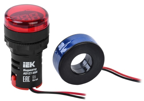 Индикатор значения напряжения и тока AD127-VAM | код BBI40-VAM | IEK