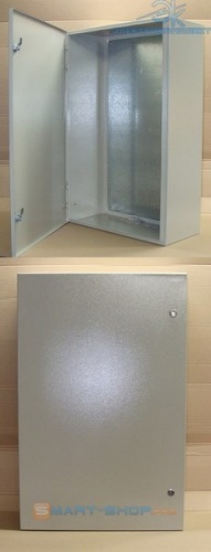 Корпус металлический, навесной, ЩРНМ - 5, (ВхШхГ) 1000 х 650 х 300 мм, с монтажной панелью, IP31, серый (ЩМП) (1 шт.) Бирос | код 60105 | БИРОС