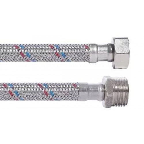 Подводка гибкая для воды 1/2' ВН 150см латунь (1434) | код 01434 | AQUALINK