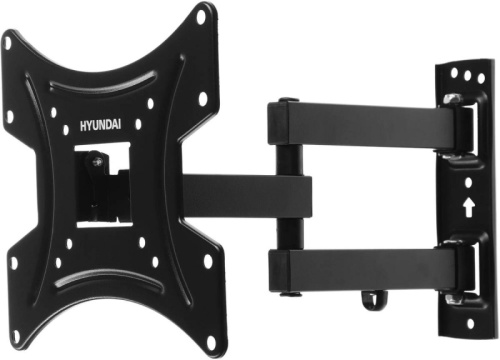 Кронштейн для телевизора Hyundai GL-N2 черный 20-48 макс.15кг настенный поворотно-выдвижной и наклонный | код 1942807 | HYUNDAI