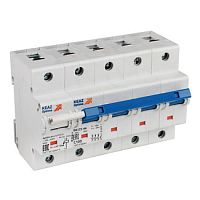 Выключатель автоматический модульный с независимым расцепителем OptiDin BM125-4NC125-НР-8ln-ОМ4-РЕГ | код 358273 | КЭАЗ