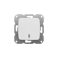 DEA Выключатель (переключатель) 1кл прох. с/у 10А мех. белый KRANZ | код KR-78-0205 | KRANZ