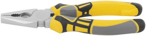 "Плоскогубцы комбинированные ""Смарт"", трехцветные прорезиненные ручки, никелевое покрытие 180 мм" | код 50664 | FIT фото 5