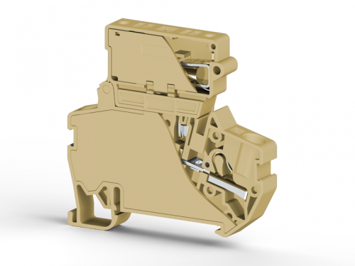 307 260, Клеммник пруж.б/зажим. (Push in) с держ.пред.(5х20) с инд. 220VAC, 4 мм.кв. (бежевый), PYK 4SLD 220VAC (5x20) | код 0.0.0.3.07260 | KLEMSAN 307 260, Клеммник пруж.б/зажим. (Push in) с держ.пред.(5х20) с инд. 220VAC, 4 мм.кв. (бежевый), PYK 4SLD 220VAC (5x20) | код 0.0.0.3.07260 | KLEMSAN
