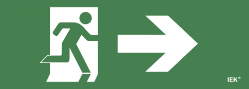 Этикетка самокл. 280х100мм Фигура/стр. вправо IEK | код LPC10-1-28-10-FNAPR | IEK