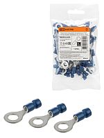 Наконечник кольцевой изолированный НКИ с легким вводом проводника 2,5-6 (100 шт.) TDM | код SQ0502-0206 | TDM