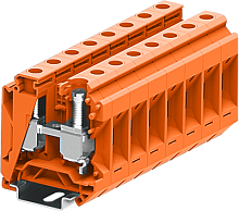 335994 Клемма SUK 1-1 проходная винтовая, сеч.35мм2, оранж., шт | код 335994 | SUPU