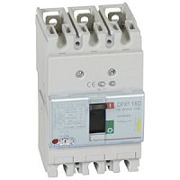 Автоматический выключатель DPX3 160 - термомагнитный расцепитель - 16 кА - 400 В~ - 3П - 63 А | код. 420003 | Legrand 