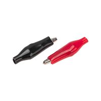 Зажим "крокодил" 5А 40мм в изоляторе (блист.2шт) | код 06-0140-A2 | Rexant