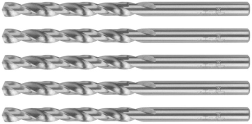 Сверла по металлу HSS шлифованные, угол заточки 135град, 5,5X93 мм (5 шт.) | код 35696М | FIT фото 6