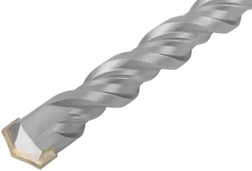 Бур по бетону SDS PLUS профи W-образная вставка двойная спираль 22х460мм FIT 32847 фото 5