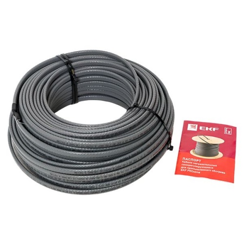 Саморегулирующийся нагревательный кабель ESR-15F (15 Вт/м) 50 м, фторопласт | код ESR-15F-50 | EKF фото 4 Саморегулирующийся нагревательный кабель ESR-15F (15 Вт/м) 50 м, фторопласт | код ESR-15F-50 | EKF фото 4