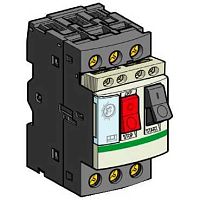 Выключатель автоматический для защиты электродвигателей с комбинированным расцепителем 20-25А+КОН | код GV2ME22AE11TQ | Schneider Electric 