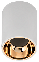 Светильник 4111 накл. поворотн. GU10 белый/золото пласт. IEK | код LT-UPB0-4111-GU10-1-K22 | IEK