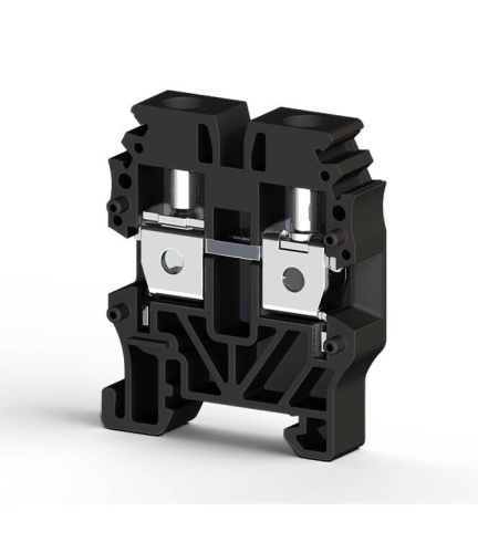 304 435, Миниклеммник винтовой 4 мм.кв. (черный), MVK4 | код 0.0.0.3.04435 | KLEMSAN