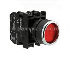 Кнопка с фиксацией красная B101FК (2НО) | код B101FK | EMAS