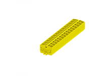 254335 Клемма TB 2-2 проходная фронт. подключение с крепеж. фланцами, сеч. 2.5мм2, жёлт., шт | код 254335 | SUPU