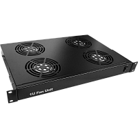 Блок 4-х вентиляторов 19, с подшипниками, без термостата, 1U | код TWT-CBB-FANB4-RACK | TWT