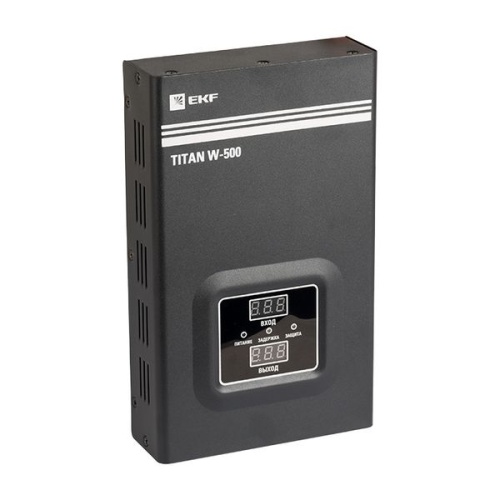 Стабилизатор напряжения настенный TITAN W-500 PROxima | код stab-w-500 | EKF фото 2