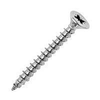 Саморез универсальный острый с потайной головкой 4,5х35 цинк (100шт/уп) Промрукав | код PR08.8737 | ПРОМРУКАВ