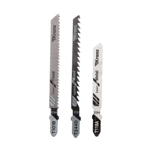 Набор полотен для электролобзика № 2 T101B/T118A/T244D 3шт | код KR-92-0320 | Kranz