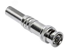 Разъем BNC штекер под винт с пружиной | код BNC_H_pvp | Optimus CCTV