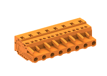 478104 Розетка каб. MCS, шаг 7.62мм2, 4 конт., оранж., шт | код 478104 | SUPU